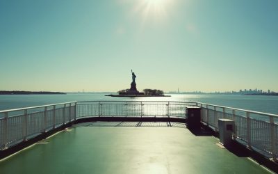 Ferry to Staten Island in New York