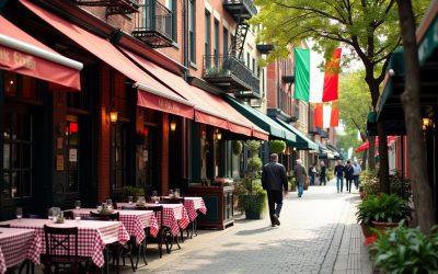 Walk through Little Italy in New York